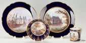 4 FRENCH PORCELAIN ITEMS INC. SEVRES