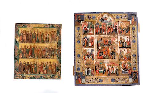 A RUSSIAN ICON FEAST CYCLE AND 384f0e