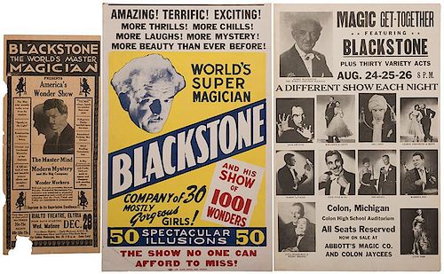 PAIR OF BLACKSTONE WINDOW CARDS  384fbc