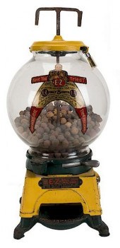 AD-LEE NOVELTY CO. 5 CENT E-Z GUMBALL