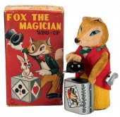 T.N. FOX THE MAGICIAN WIND-UP TOY.T.N.