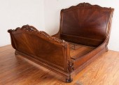 KING SIZE SLEIGH BED, CONTINENTAL STYLEContinental