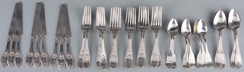 33 PCS COIN AND STERLING FLATWARE 38868f