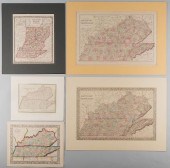 5 KENTUCKY AND TENNESSEE MAPS1st 388712