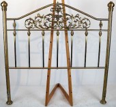 BRASS BED FRAME, EARLY 20TH CC.Early