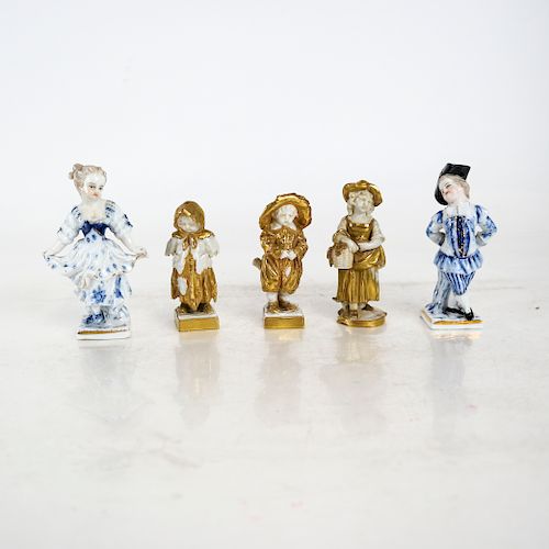 LOT OF 5 GERMAN FIGURINES INCLUDING 388751