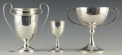 3 STERLING CUPS INC TROPHY CUPS1st 3887ef