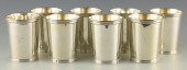 8 STERLING JULEP CUPS8 sterling silver