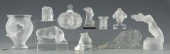 GROUP OF LALIQUE GLASSWARE 10 388824