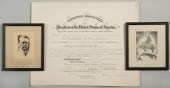 THEO ROOSEVELT SIGNED DOCUMENT  3888a2