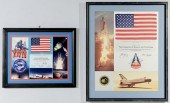 SPACE SHUTTLE CREW PATCHES AND FLAGS,