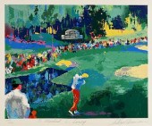LEROY NEIMAN, SERIGRAPH, 16TH AT AUGUSTASigned