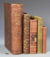 5 HUNTING AND FISHING BOOKS, 19TH C.1st