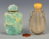 2 QING CRYSTAL SNUFF BOTTLES2 Chinese