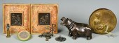 GROUP OF ANTIQUE BRONZE METAL 3892a8