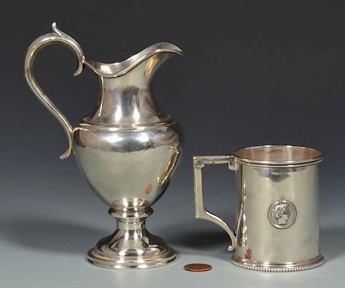 MEDALLION CUP AND JACCARD CREAMER  389729