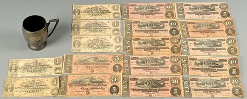 ARCHIVE OF CONFEDERATE CURRENCY 389916