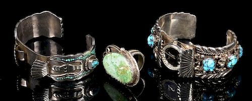 3 ARTICLES OF NAVAJO JEWELRY1st 3899af