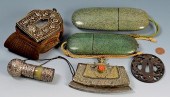 MISC. ASIAN ITEMS INC. SHAGREEN CASESAssorted