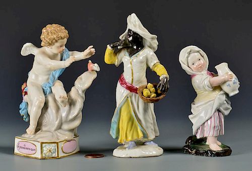 2 GERMAN PORCELAIN FIGURINES AND 3899f0