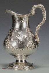 NEW ORLEANS SILVER WATER PITCHER, A.