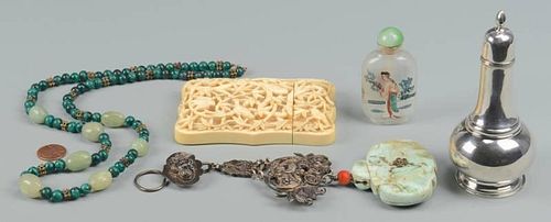 5 ASIAN THEMED ITEMS INCL IVORY 389bdf