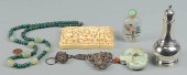 5 ASIAN THEMED ITEMS, INCL IVORY CASE1st