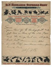 ALF. RINGLING NOTE ON R. T. RICHARDS