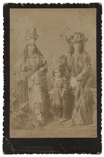 CABINET CARD PHOTO OF CHIEF ROLLING 38779c