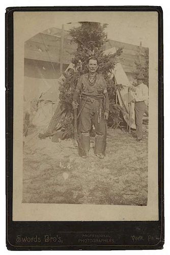 CABINET CARD PHOTO OF FRONTIERSMAN 387799