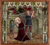 EUROPEAN GOTHIC STYLE STAINED GLASS