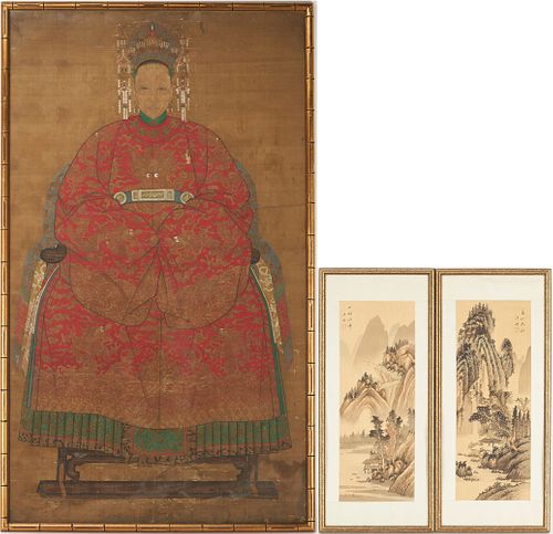 EARLY CHINESE ANCESTOR PORTRAIT