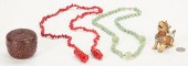 CHINESE HARDSTONE NECKLACES LACQUER 387c5d