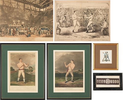 COLLECTION OF 6 BOXING PUGILIST 387d38