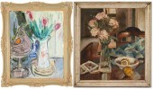 2 FLORAL O/C STILL LIFE PAINTINGS, INCL.