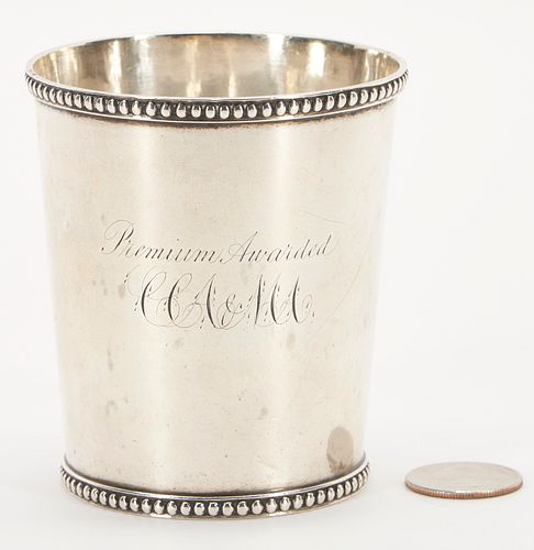 AGRICULTURAL SILVER JULEP CUP  387f64
