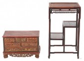 CHINESE MINIATURE CHEST OF DRAWERS &