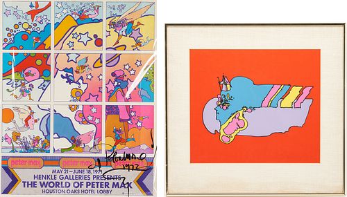 SIGNED PETER MAX SERIGRAPH REMEMBERING 3882a9