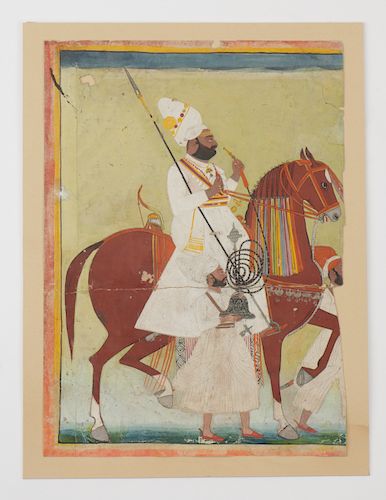 INDIAN MINIATURE PAINTING OF AN 38aeec