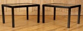 PAIR FRENCH SIDE TABLES MANNER JEAN-MICHEL