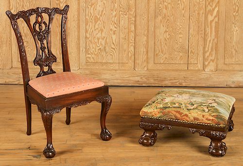CHIPPENDALE STYLE MAHOGANY CHILDS