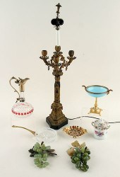 COLLECTION OF 8 TABLE ARTICLES 38b3ac