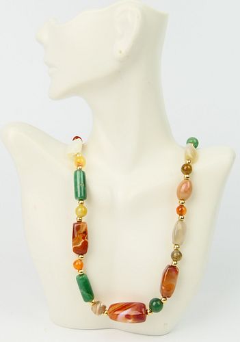 CHINESE HARDSTONE 14KT Y GOLD 38b663