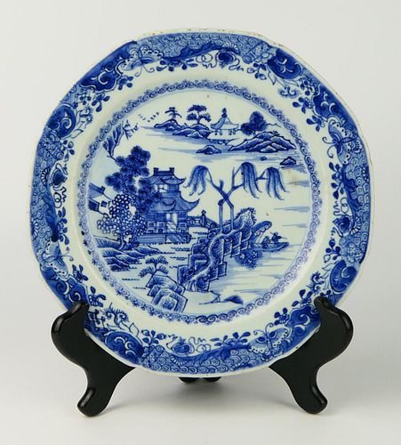 18TH CENTURY CHINESE CANTON BLUE 38b819