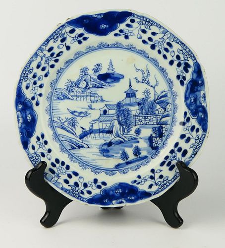 18TH CENTURY CHINESE CANTON BLUE