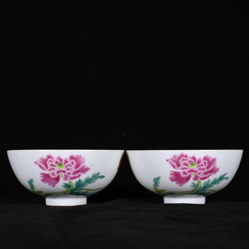 PAIR OF CHINESE FAMILLE ROSE INSECTS 38bb76