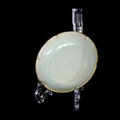 CHINESE PORCELAIN CELADON PLATE / BOWLCHINESE