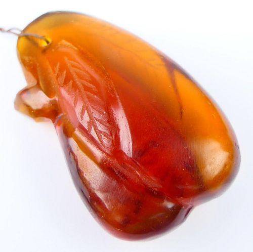 19TH CENTURY CHINESE GOLDEN AMBER 38bd76