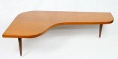 MID CENTURY 3 FOOTED WOODEN BOOMERANG