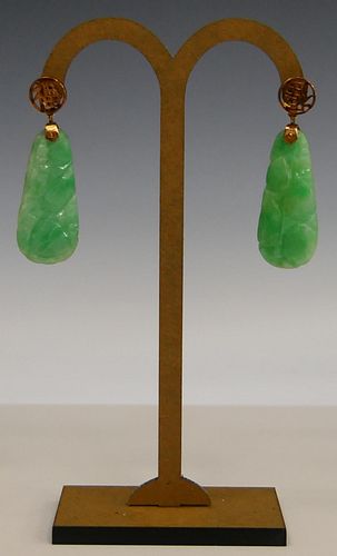 CHINESE 14KT Y GOLD AND JADEITE 38c2a5